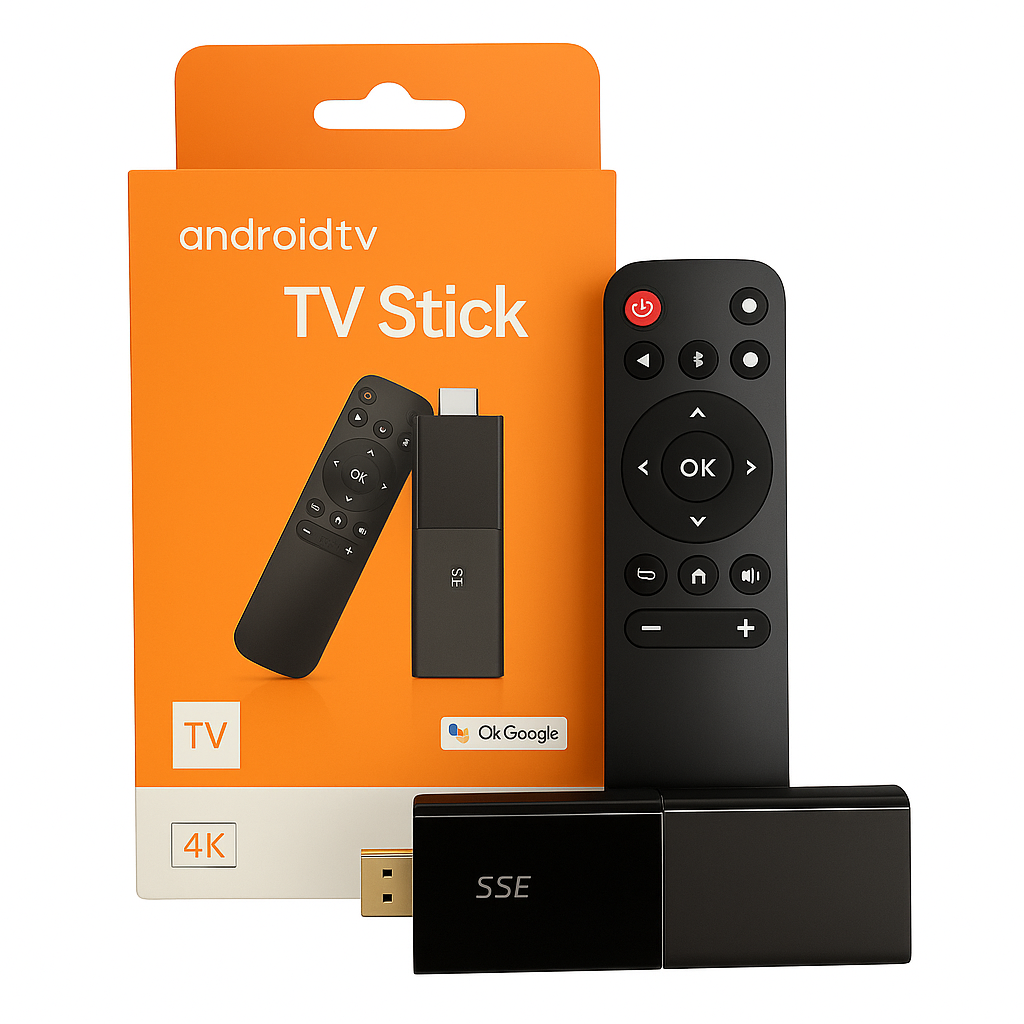 Streaming 4K Total - TV Stick Android 14.0 con Apps Ilimitadas